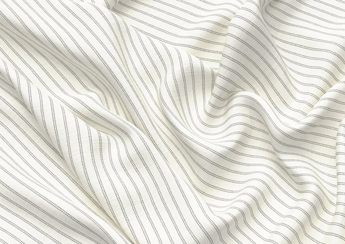 Laura Ashley Candy Stripe, Steel - Twist&Fit Roman Blind - Image 4